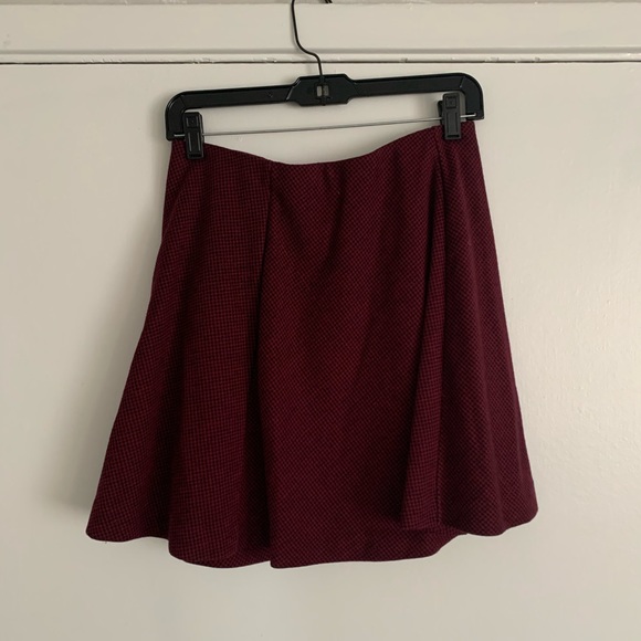 Uniqlo Wool Blend Houndstooth Skirt - Picture 3 of 6